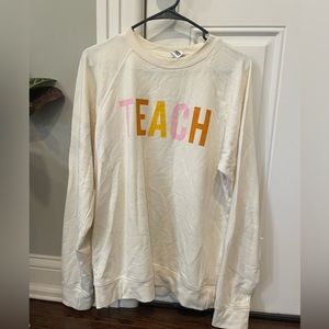 Off White Teach lightweight Crewneck